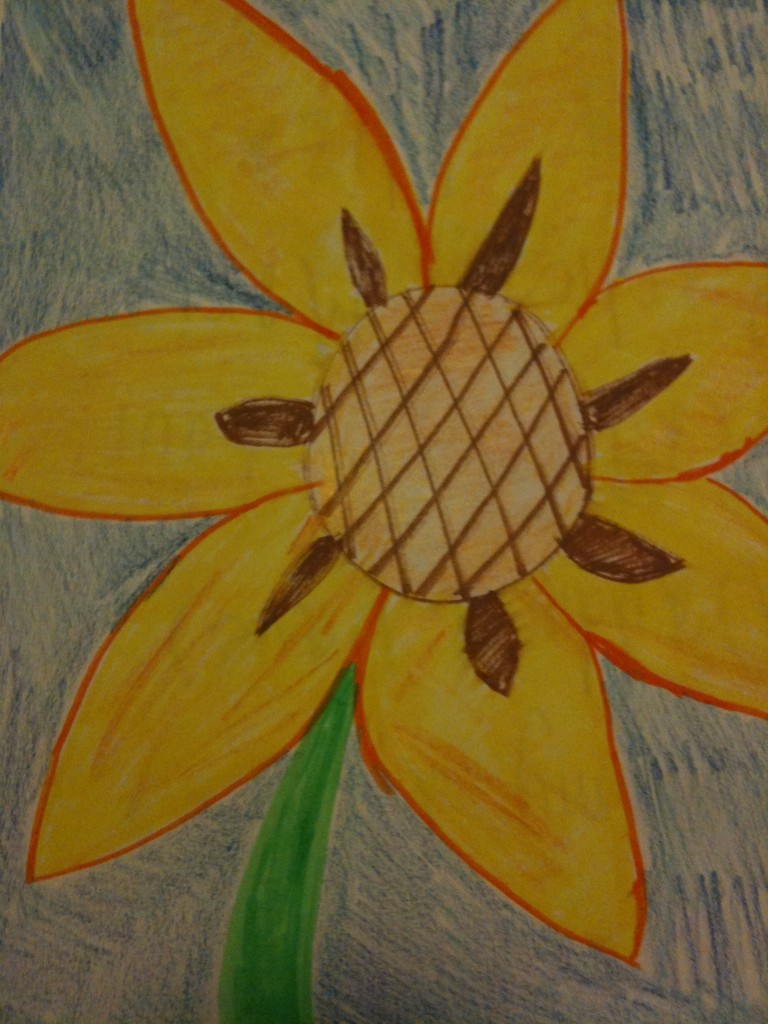 my sunflower my sunflower 768x1024 Family Draw Time Art Show