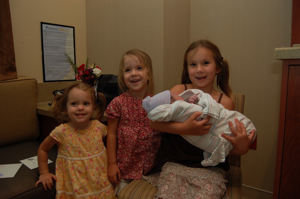 girls meet Thomas for the 1st time girls meet Thomas for the 1st time 1024x680 7 Quick Takes: The New, Little Man Edition