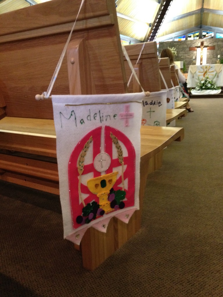 Illuminated Ink First Communion banner photo156 e1335803847969 768x1024 O Sacrament Most Holy